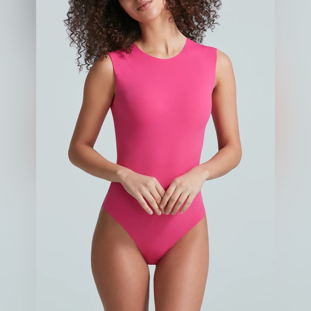 COMMANDO // SIZE L // pink classic muscle bodysuit // NWT // Retail $128